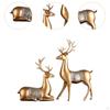 2 Deer Statues Sculptures Crafts Resin Figurines Decor Love Figures Ornaments for Office Home