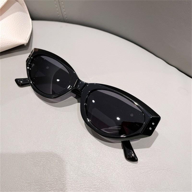 

Солнцезащитные очки анти-свет Черные очки кошачий глаз для мужчин женщин защита глаз модные солнцезащитные очки чёрный