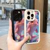 Phone Case: 2D Flat Design Suitable for iPhone 18 17 16 15 14 13 Pro Stepped Protective Case, Underwater Fantasy Scene, Christmas and Halloween Gift