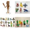 Shan Hai Jing Collectible Pvc Figurines Shark And Stickman Miniatures For Display