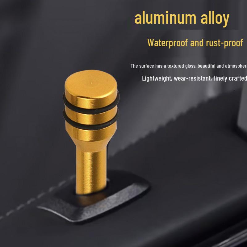 Aluminum Alloy Car Door Handle Lock Button and Safety Buckle Pin
