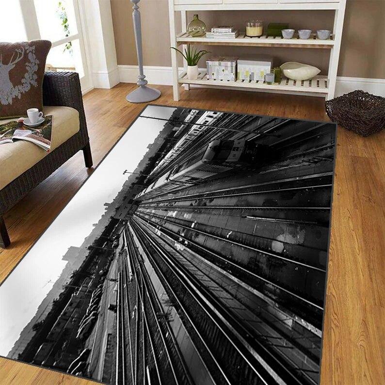 Industry Carpet for Living Room,Soft Flannel Rug for Bedroom ,Anti-Slip  BATHROOM Mat,  Baby Play Mat,large Aircraft Rug