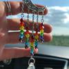 1Pc Crystal Prism Light Catcher, Beaded Prism, Window Decoration, Wedding, Garden, Porch Decoration, Car Decoration, Ideal Gift for Friends