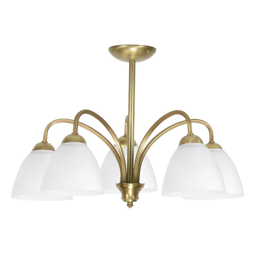 Lampa wisząca żyrandol,sufitowa,żyrandol klosz biały marabel 13-380