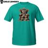 Royal Teddy Bear T-Shirt Mens Womens Tees Top – Hip Hop Throne Bear with Chain, Crown and Attitude