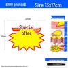 Large Viral Price Tag Sticker for Supermarket Fruit Advertising
