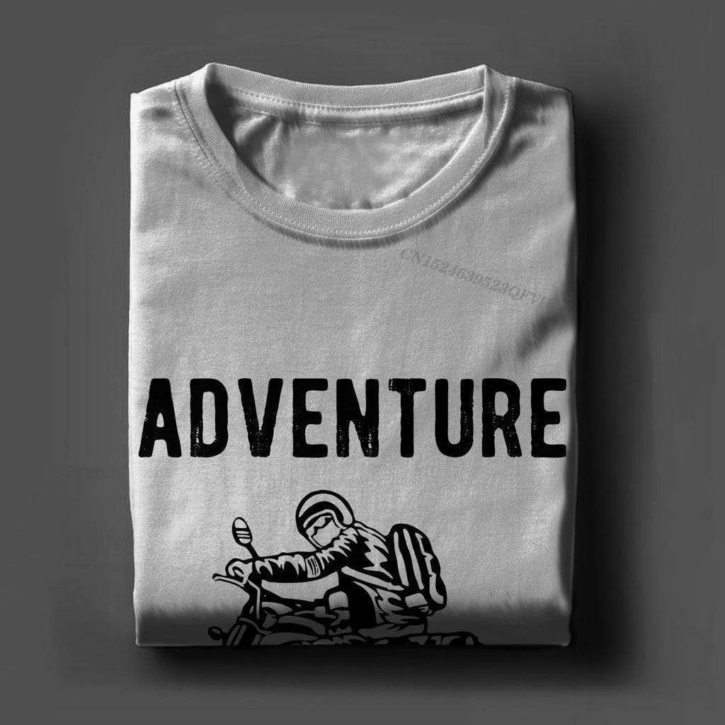 Novelty Adventure Before Dementia Motorbike Rider Motorcycle Tee Shirt For Men Premium Cotton Tshirt Racing Speed Tee Shirt