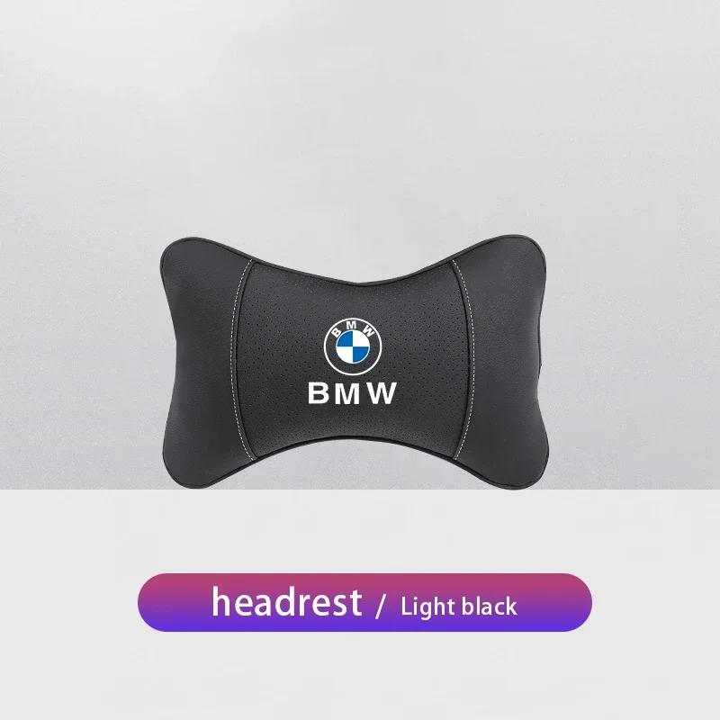 1Pcs Car Seat Headrest Auto Logo Neck Pillow For BMW M X1 X2 X3 X4 X5 X6 X7 F39 G42 G26 F01 F02 F30 F10 E70 E30 E87 E61 G30 G20 ADMVN1
