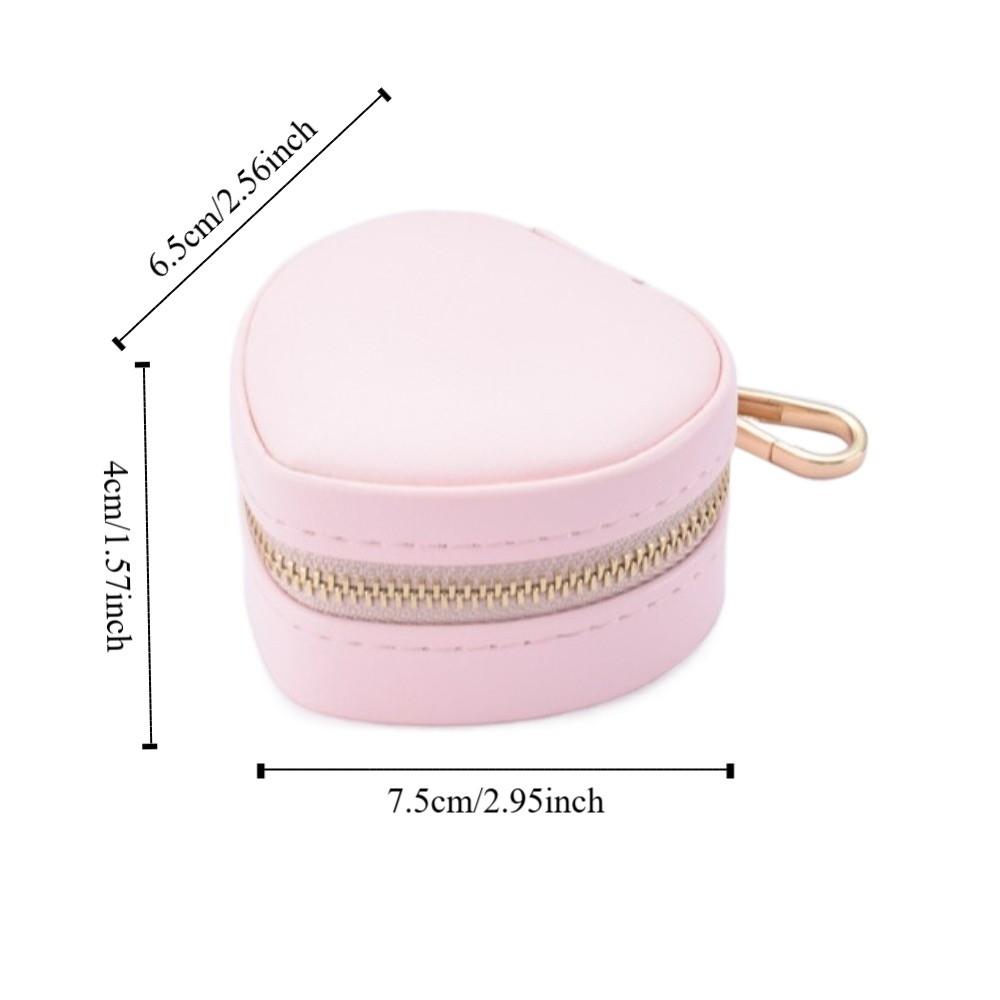 Mini Portable Ring Box Jewelry Display Travel Bag Pendant Multipurpose Jewelry Box Keychain  Gifts