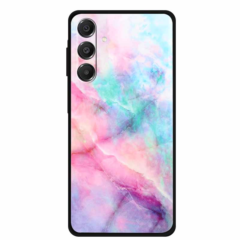 For Samsung Galaxy A14 A15 A16 5G Case Marble Soft TPU Phone Back Cover For Samsung A14 A15 4G Shockproof Silicone Painted Coque