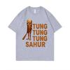 Italian Brainrot Funny Meme Graphic Tshirt Tung Tung Tung Sahur Baseball Bat T-shirt Men Women Casual Humor Soft Cotton T Shirts