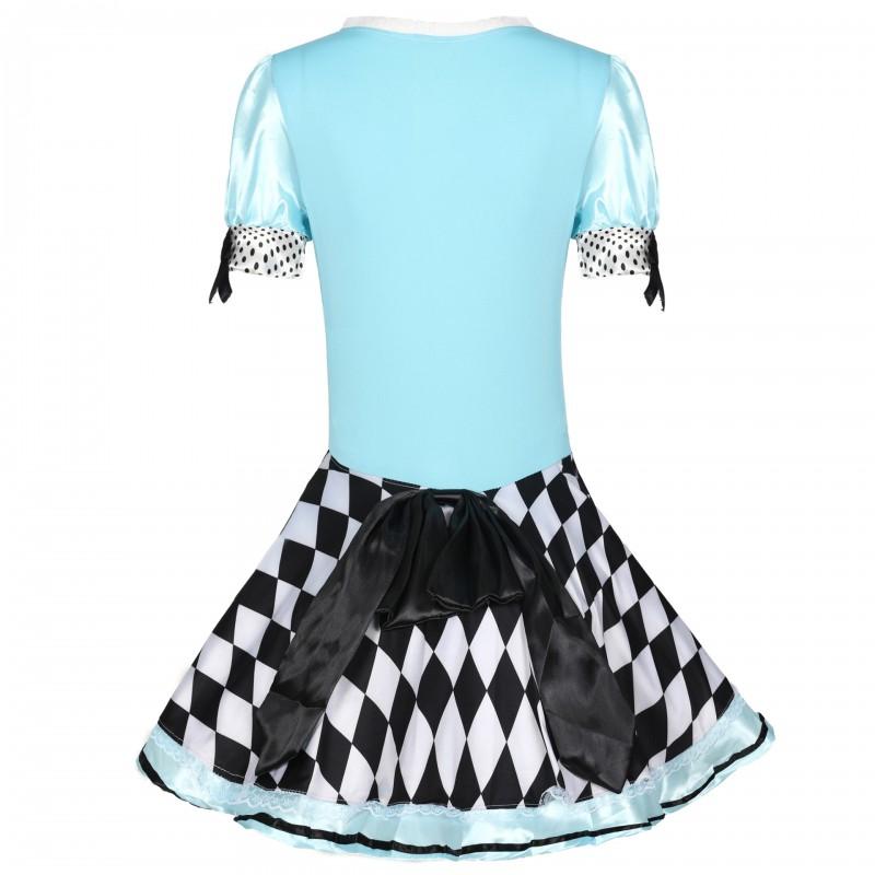 Halloween Cosplay Alice Dress French Maid Costume Women M XL