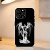 G-Gothic Girl Sculpture Retro    Phone Case For iPhone 17,16,15,14,13,12,11 Plus,Pro Max,XS,Soft Silicone Black Cover
