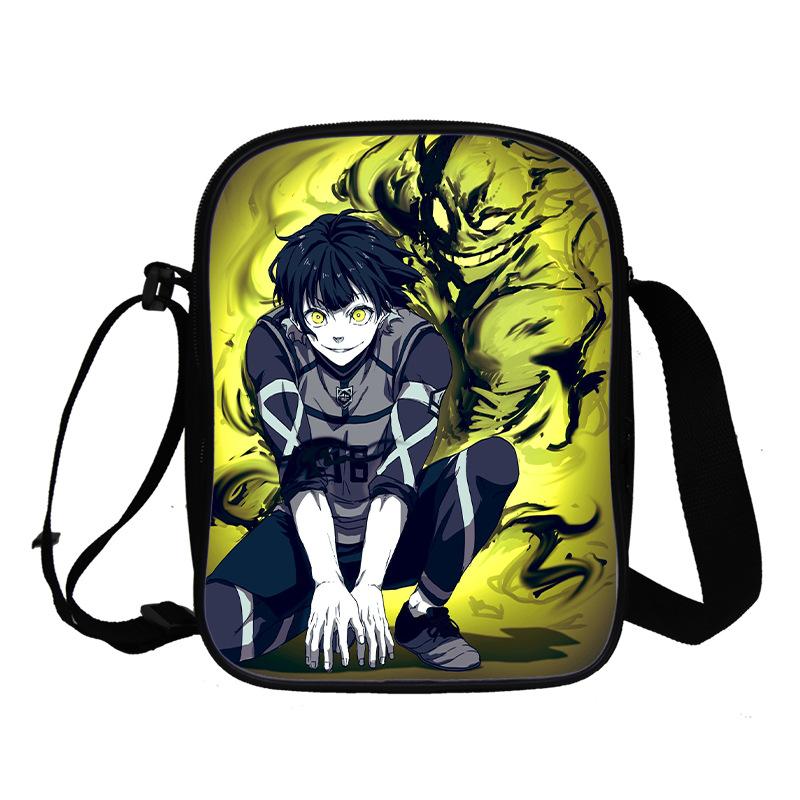 Neue Blaue Gefängnis Animation Peripherie 3D Vollfarbdruck Tragbare Umhängetasche Teenager Crossbody Tasche