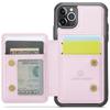 For iPhone 11 Pro Case Leather Mobile Cover with Detachable Magnetic Card Bag