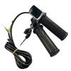 36V 48V Electric Bike Throttle LCD Display Key Lock Scooter Throttle Grip Speed Control Power Indicator Throttle Accelerator