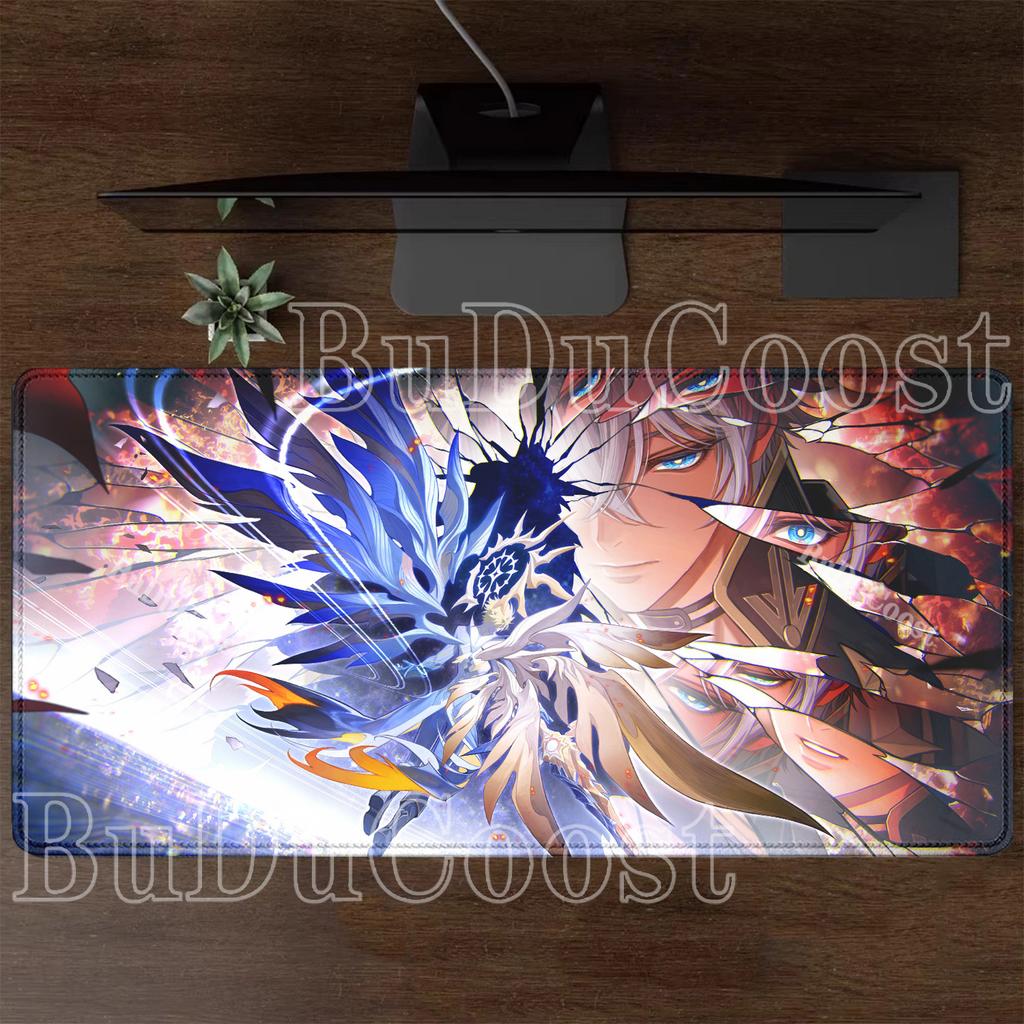 PC Gaming Mousepad HSR Phainon Honkai Star Rail HD Printing Computer Mouse Pad Office Accessorie Larger Keyboard Rubber Desk Mat