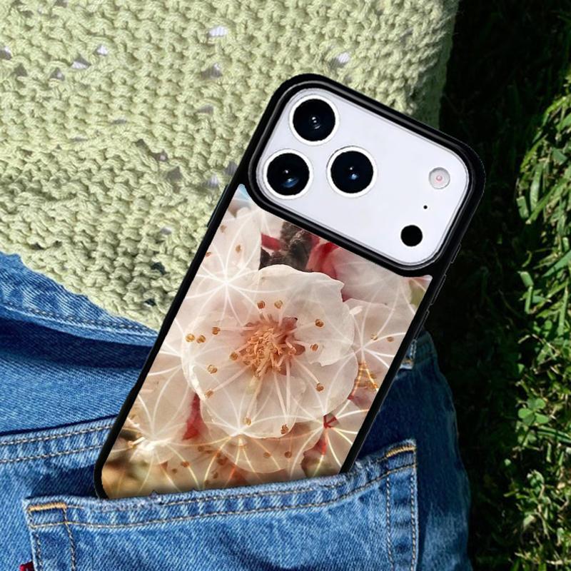 Flor ciruela flor phone case cover Compatible with for IPhone 17air 16e 15 14 13 12 11Pro Max 17 Air