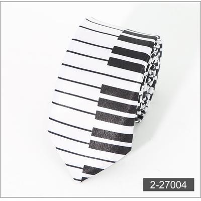 Corbata de 8 cm personalizada con estampado y atada a mano