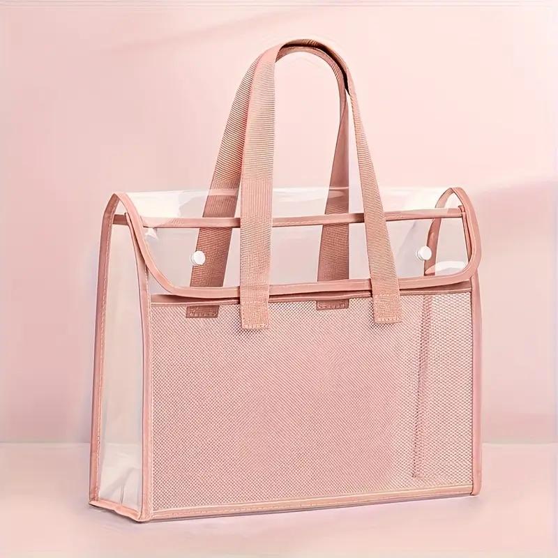 

1 шт. Большой прозрачный ПВХ файл с несколькими отделениями для планшетов, бумаги формата А4, книг, принадлежностей, портативный кейс для документов, школьные принадлежности