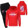 Children's Hooded Top And Pants Two-piece Tracksuit Set Long-sleeved Printed Sweatshirt Set