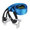 Car Trailer Tow Rope Road Recovery Towing Cable with Reflective Strip Hooks 8 Tons 3 Meters