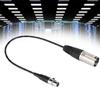 Full Copper Casing Mini XLR 3pin Female to Zinc Alloy Casing XLR 3pin Male Audio Cable