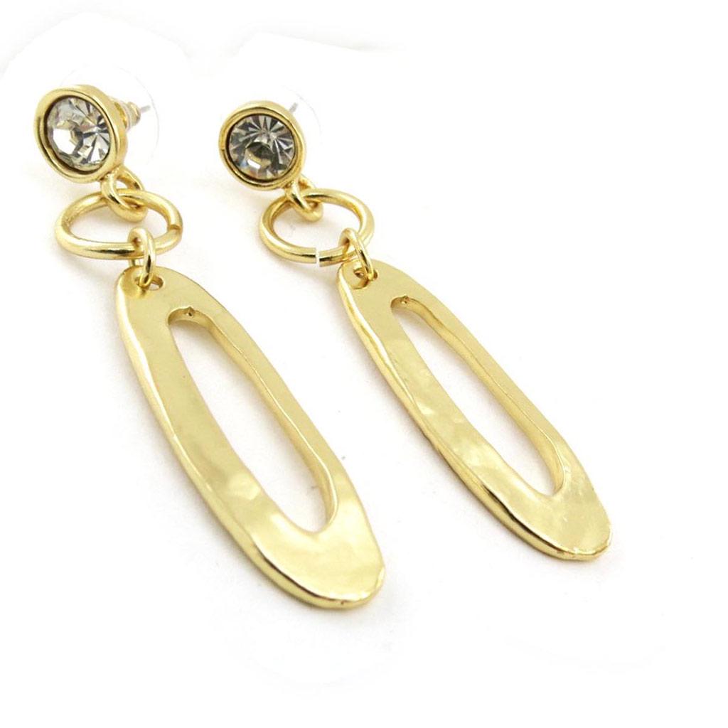 Collier Et Boucles D'oreilles Dolce Vita - Métal Doré, Style Années 80, Occasion Bon état