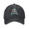 Hatsunes Mikus Singer Anime Baseball Caps Vintage Distressed Denim  Sun Cap Unisex Women Outdoor Adjustable Hats Cap