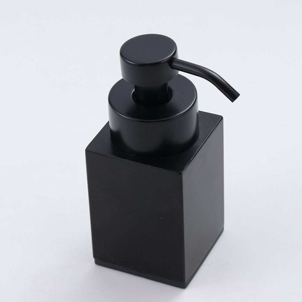Square Stainless Steel Foaming Bottle Refillable Hand Sanitizer Jar Foam Making Container  Bathroom