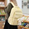 Japanese Ins College style backpack with pendant versatile large capacity backpack for women school bags for middle school girls