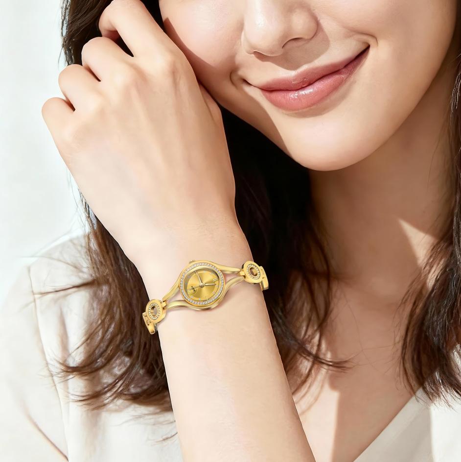 Yalalusi Fashion Medieval South East Asia Style Niche Light Luxury Ladies Watch Diamond Quartz Watch Women
