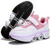 Men's/Women's /Kids Roller Roller Shoes 4-wheel Deformation Shoes Roller Skates Adult Rechargeable LuminousSkating Shoes