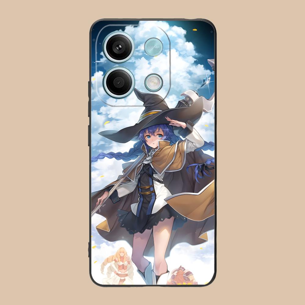 Mushoku Tensei Roxy Mobile Phone Case for POCO F7 F6 F5 F4 F3 F2 Pro GT C75 C71 C65 C61 C40 Pro Ultra Colorful Printing Cover