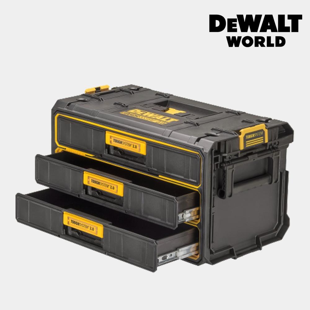 

Ящик для инструментов DeWalt Tough System 2.0, трехъярусный ящик для инструментов DWST08330 1