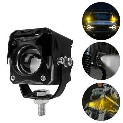 LED Motorcycle Auxiliary Headlight Spotlights Fog Lights Offroad Motorbike ATV Portable Driving Fog Lamp 12-24V Motorcycle Parts