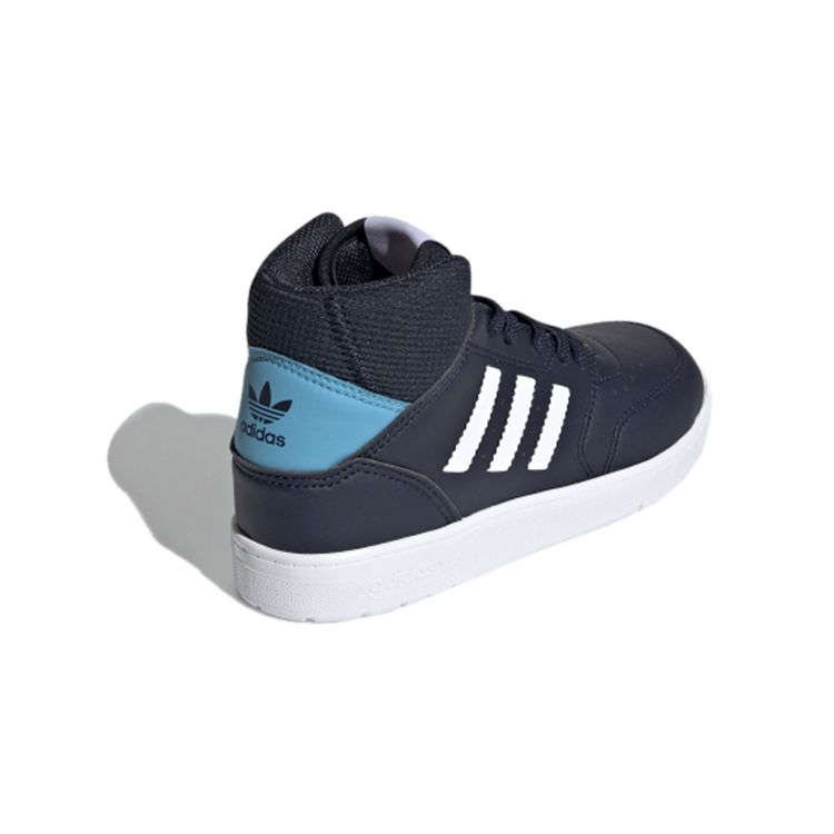 adidas Originals Drop Step 360 C Comfortable Durable Mid-Top Kids Skate Shoes Blue Kids Skate Shoes FX4896