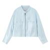 Shangdou Bila Women's Loose Fit Stand Collar Short Jacket