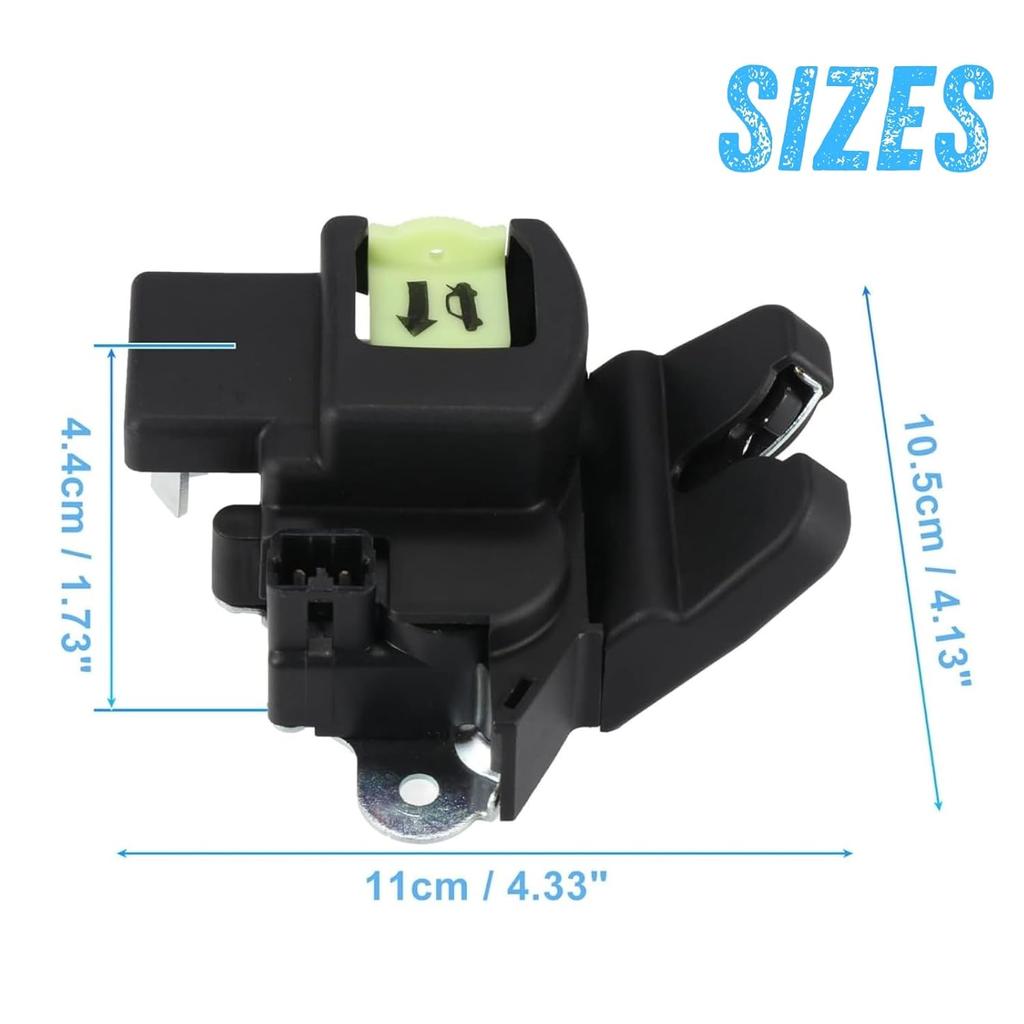 Trunk Latch Lock Actuator Motor 81230-A7030 Compatible with Kia Forte 2014-2022 1.6L 1.8L 2.0L Keyless Entry Rear Tailgate Lid Lock Latch Replacement