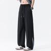 PLAYBOY Men's Summer Ice Silk Quick-Dry Loose Straight Casual Pants