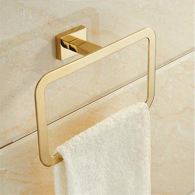 Držák na ručníky Tuqiu Gold Towel Ranger, mosazný, nástěnný, držák na ručníky, držák na papír, háček na župan, koupelnový doplněk