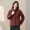 Herbst Winter Verdicken Warmer Parka Damen Lässig Süß Einfarbig Große Tasche Lockere Jacken Oberbekleidung