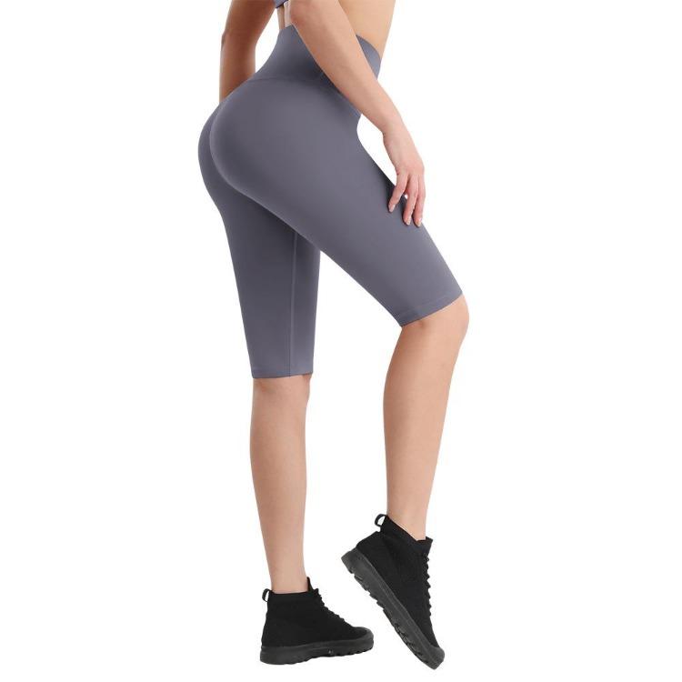 High Waist Yoga Shorts for Women Summer Workout Activewear PRO Fitness Pants Sweat Proof Lifted Hip Cross Border Design