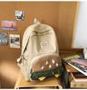 Schoolbag Backpack Girl Internet Celebrity 1011 New Cute Cartoon Student Small Backpack Sweet Wind Campus Burger Small Schoolbag