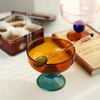 Colorful Glass Bowls Icecream Glass Bowls Creative Kitchen Salad Soup Container Tableware Soup Fruit Bowls Dining Utensils Gifts