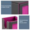 PU Leather Trading Card Deck Storage Box Card Deck Case Organizers Collectible Game Card Collectors Storage Case