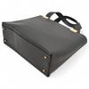 Authentische Ferragamo 2-Wege-Handtasche schwarzes Leder sf5608cc