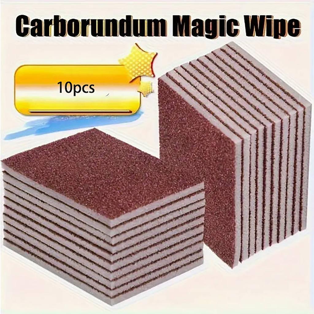 Emery Sponge Cleaning Kitchen Cleaning Supplies Dish Washing Pot Brush Derusting Grinding Sponge Block Household Cleaning Brush