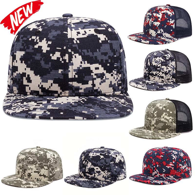 

Camouflage Net Hat Baseball Cap Snapback Hat Adult Sunshade Hat Unisex Adjustable Hip Hop Baseball Caps Cowboy Hat