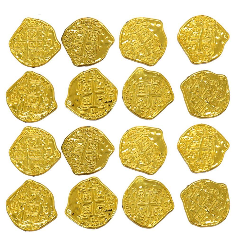 Retro Kids Coins Simulated Coins Prop European Caribbean Pirates Coin  Festival